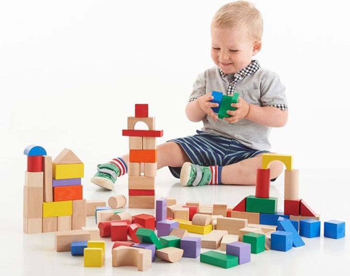 100 wooden Block set - EASE