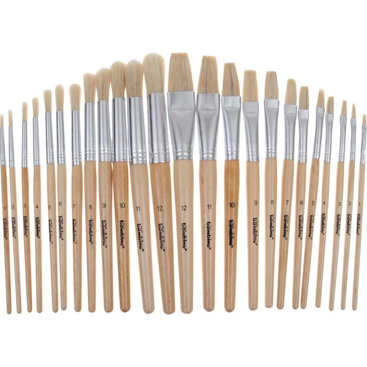 24 Painting Brushes Set - EASE