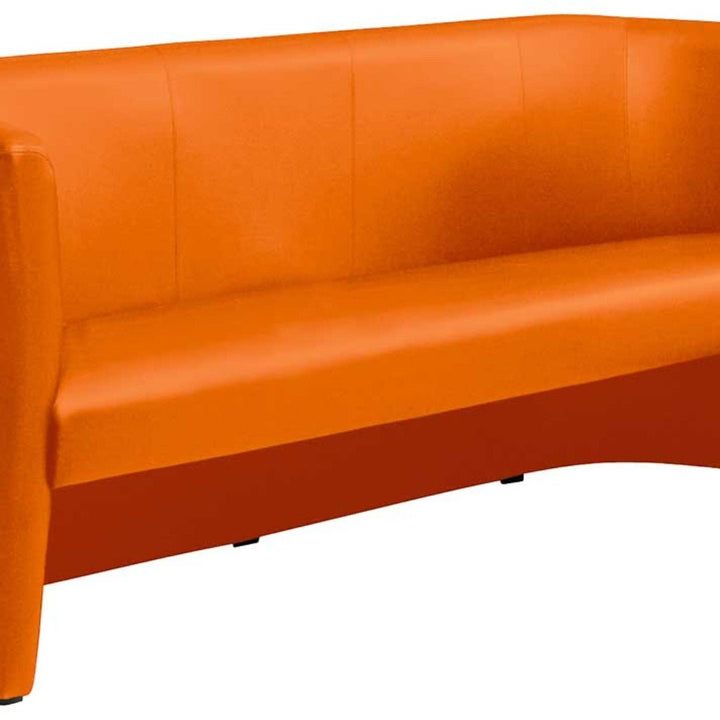 3 seater Tub Sofa - Orange - EASE