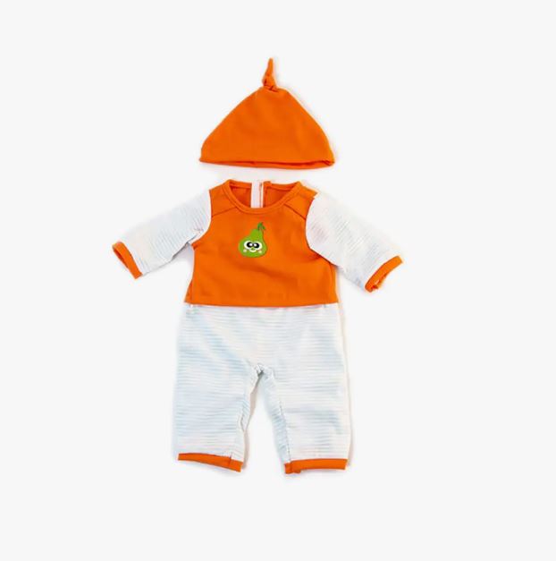 Cold Weather orange Dolls PJs 38cm 