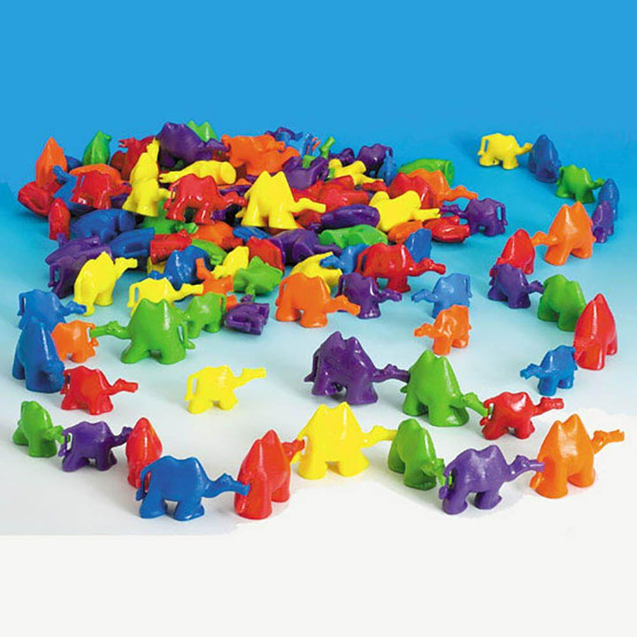 3D Coloured Connecting Camel Figures 96pk - EASE