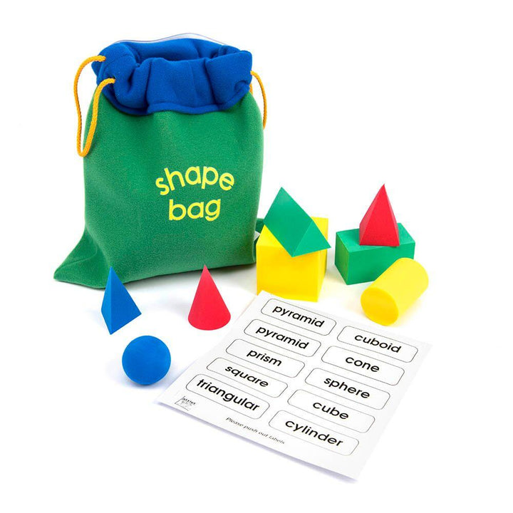 3D Foam Geometric Shapes Bag 8pcs - EASE