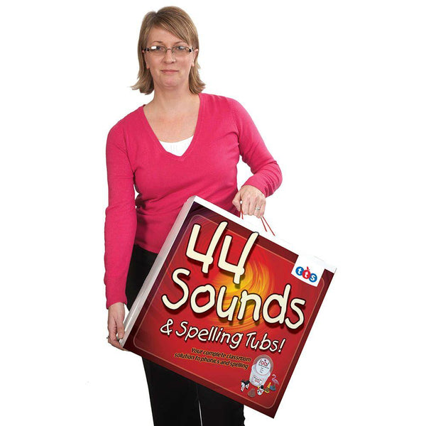 44 Sound and Spelling Phonics Tubs - EASE