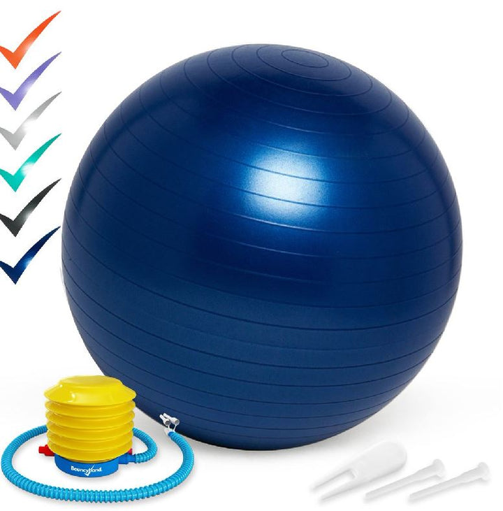 45cm Balance Ball Weighted Seat Blue - EASE