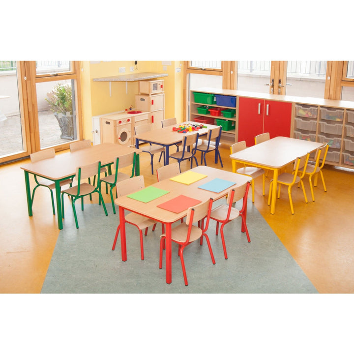 53cm Steel School Table and Chairs - EASE