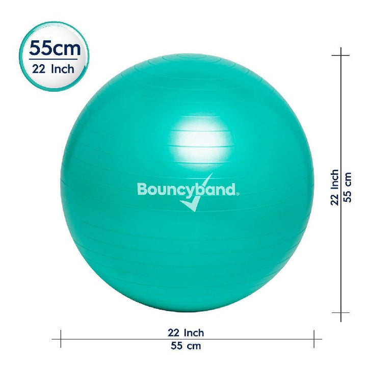 55cm Balance Ball Weighted Seat Green - EASE