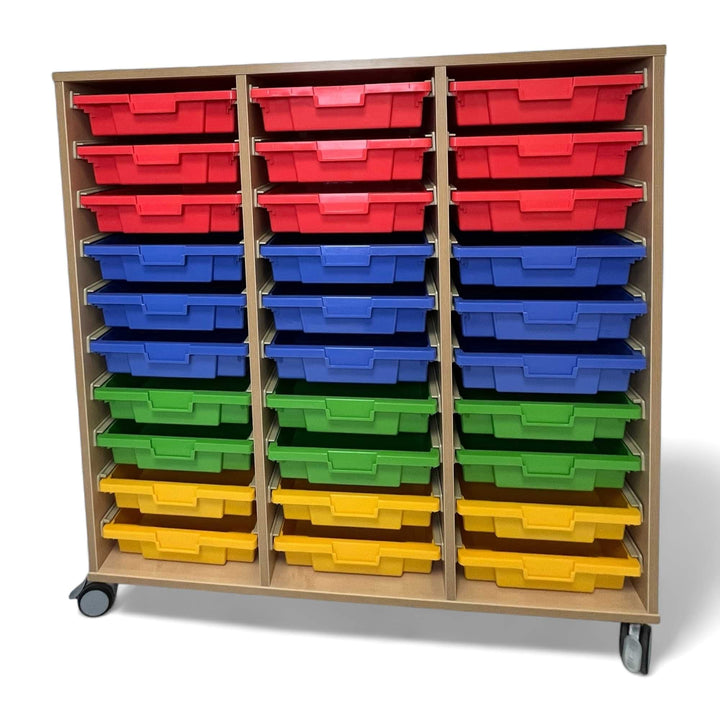 30 Shallow Tray Storage Unit  - All options 