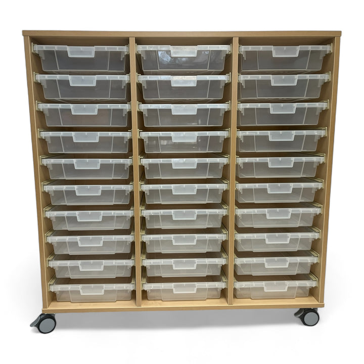 30 Shallow Tray Storage Unit  - All options 