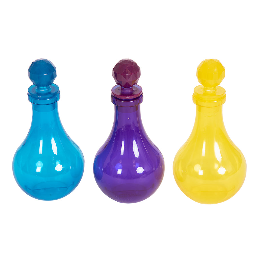 Plastic Messy Play Potion Bottles Colour 3pk – EASE