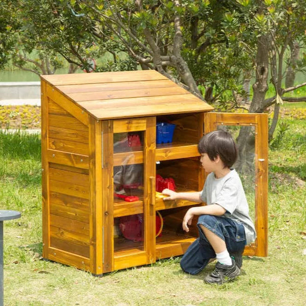 Outdoor Cabinet - Clear Doors