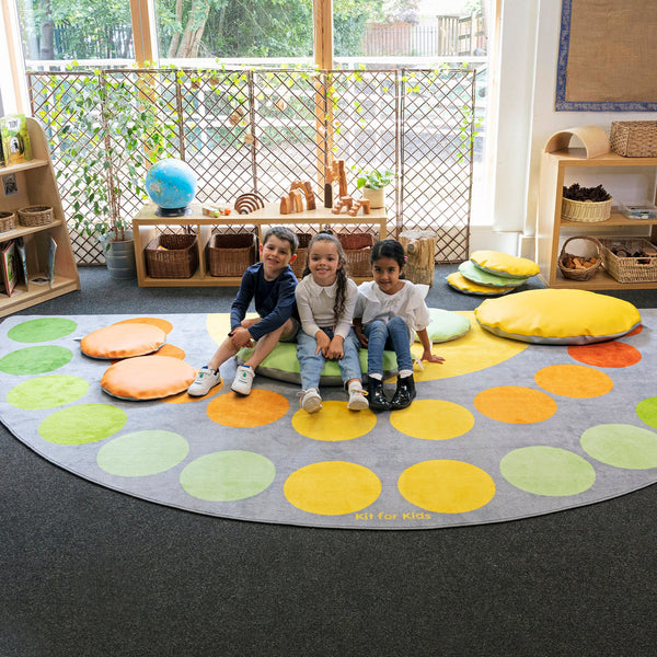 Safari Large Semi Circle Placement Carpet