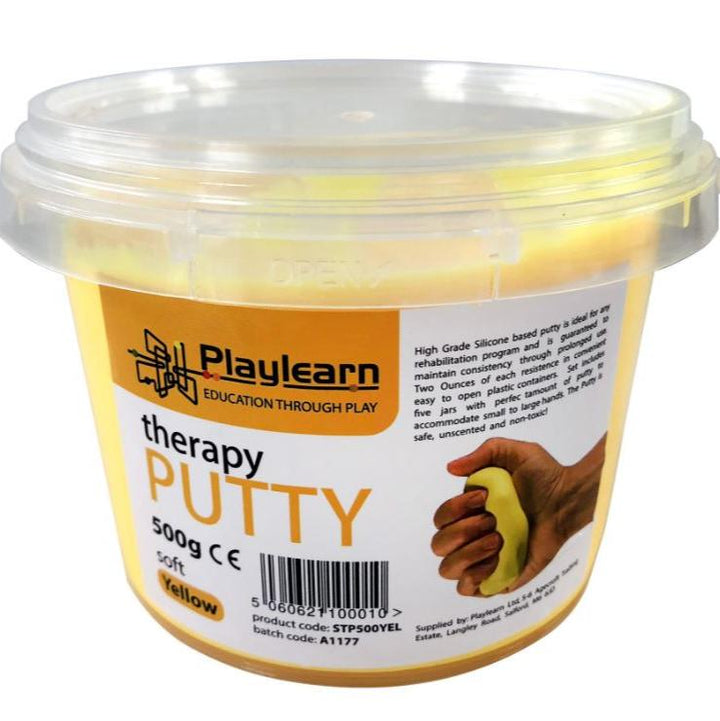 500g Therapy Putty : Yellow  Medium 