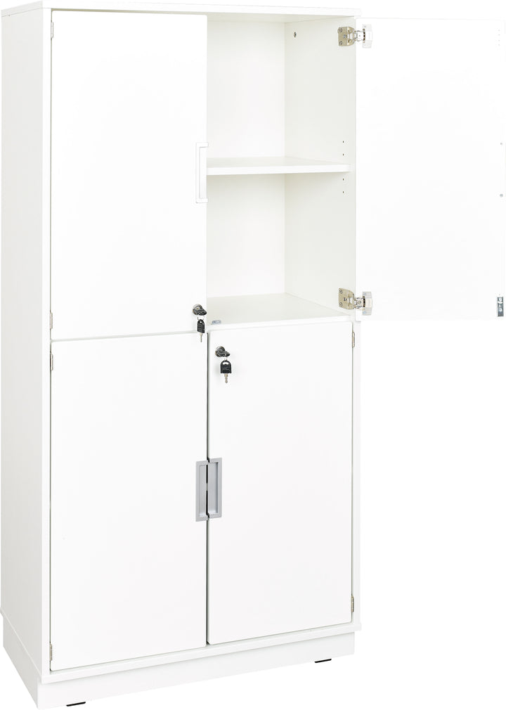 High Cabinet with White Doors 160cm 