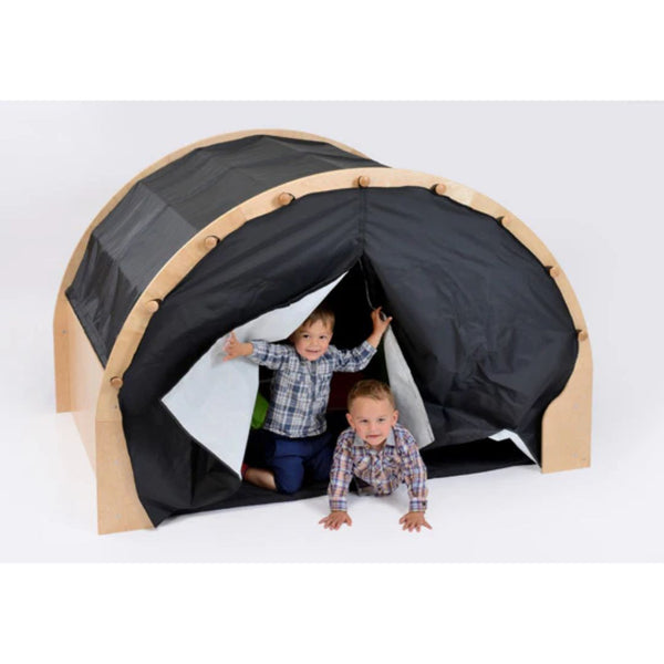 Play Pod W/Canopy + Furnishings - Black 