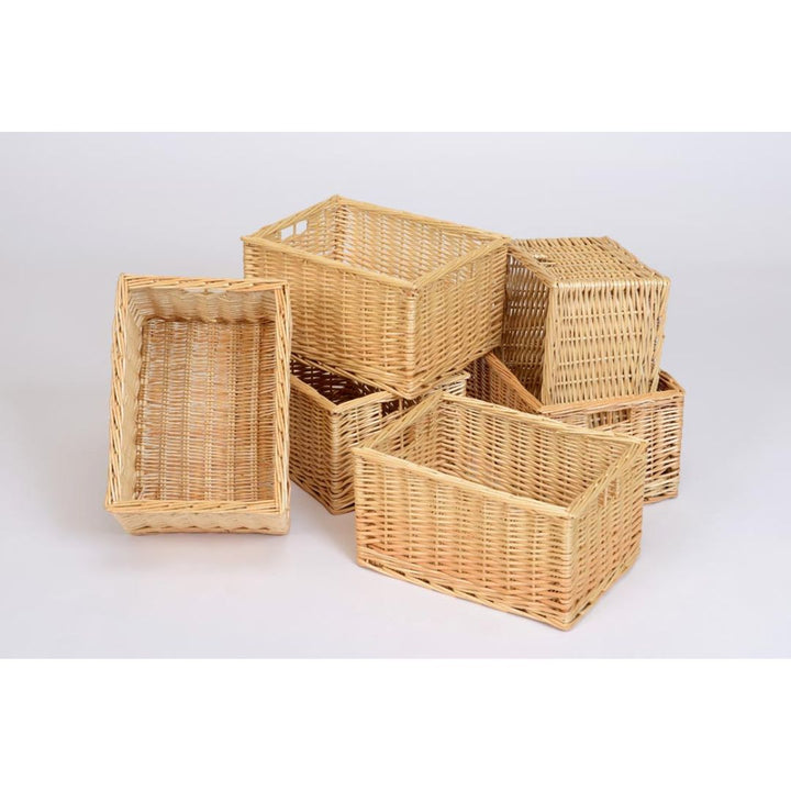 Wicker Basket (Deep Pack Of 6) 