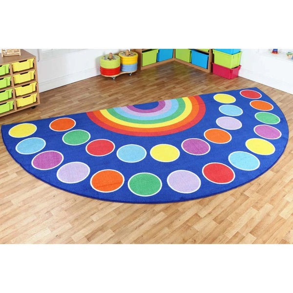 Rainbow Semi Circle Carpet