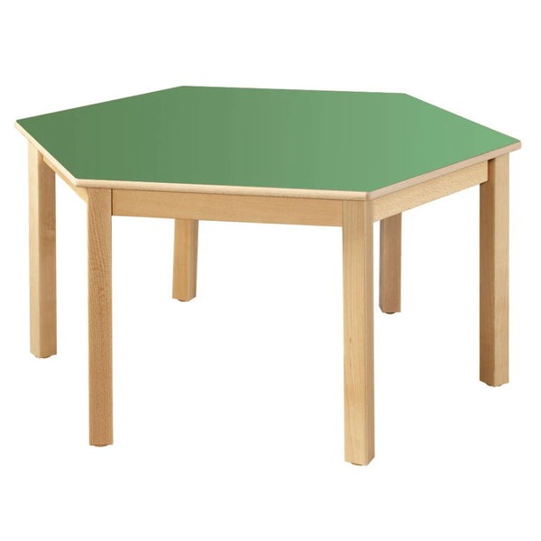 Hexagonal Table 76cm All Colours 