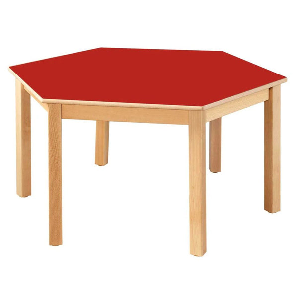 Hexagonal Table All Heights & All Colours 