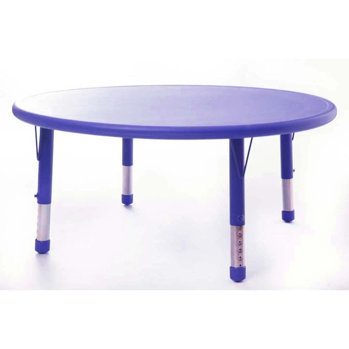 Adjustable Round Poly Table All Colours & Heights 