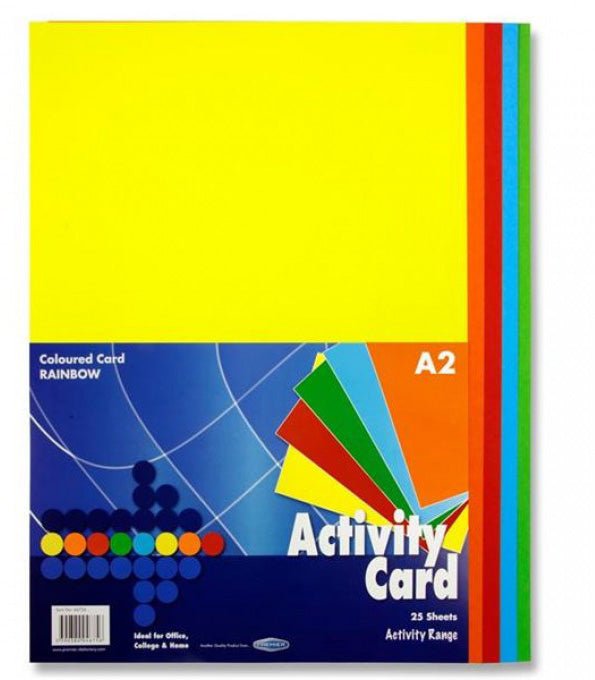 A2 Activity Card 25 Sheets - Rainbow - EASE