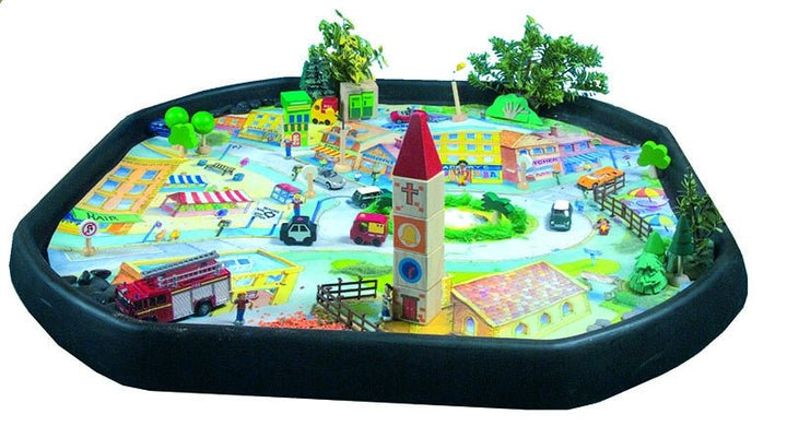 Active World Tuff Tray Town Scene Mat - EASE