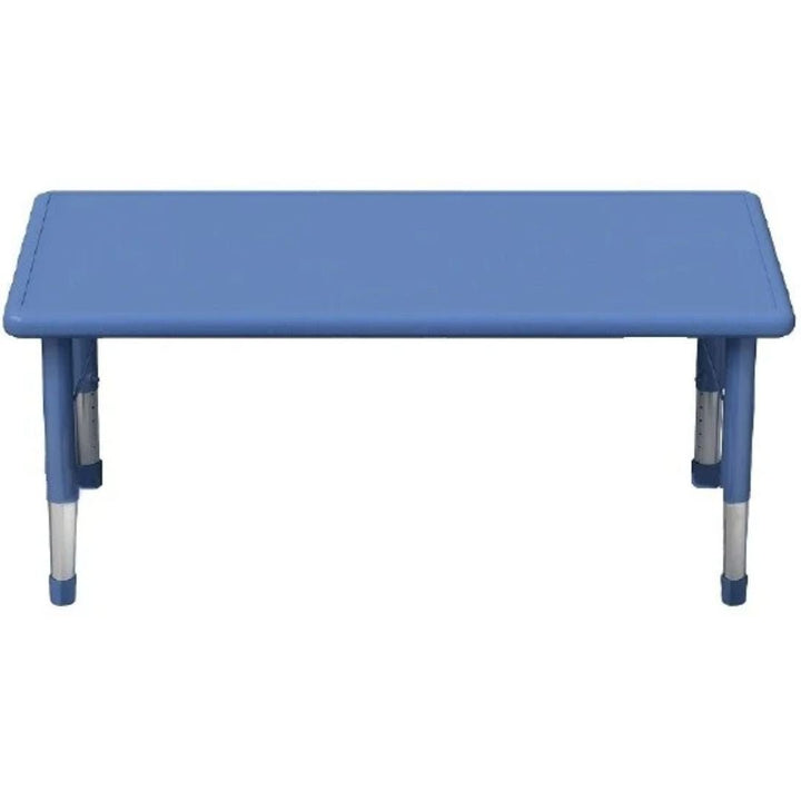 Adjustable Rectangle Table Blue 40cm - 60cm - EASE