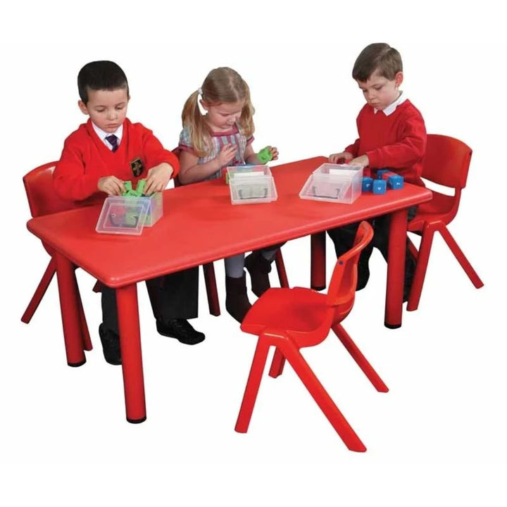 Adjustable Rectangular Polyethylene Table All Colours and Heights - EASE