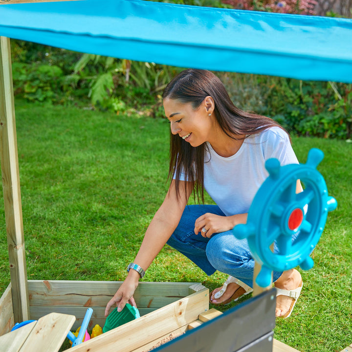 Ahoy Wooden Play Boat - EASE