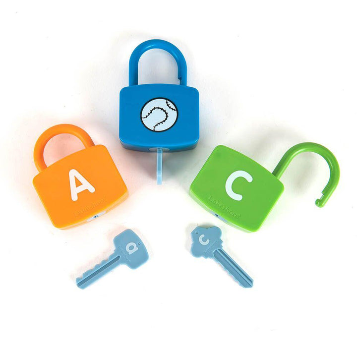 Alphabet Learning Locks Padlock and Keys Matching - EASE