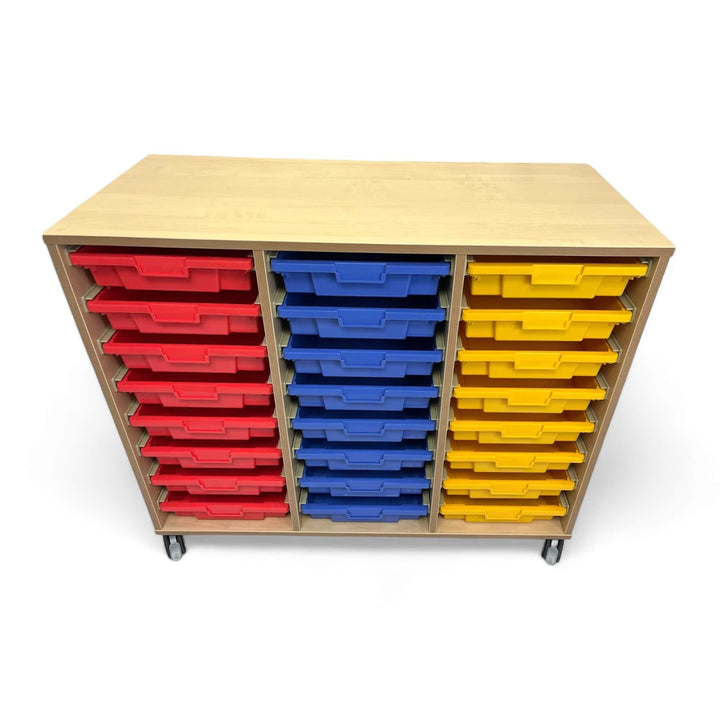 24 Shallow Tray Storage Unit - All options 