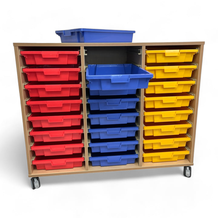 24 Shallow Tray Storage Unit - All options 