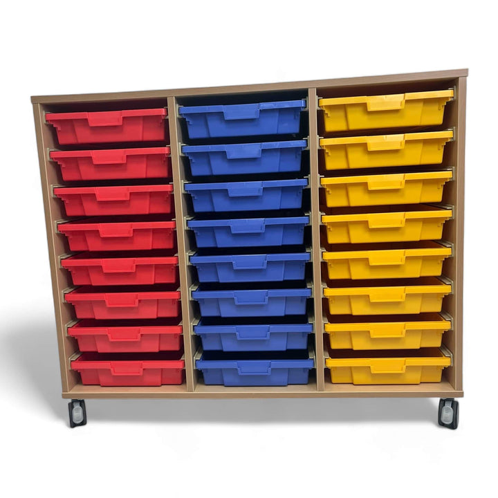 24 Shallow Tray Storage Unit - All options 