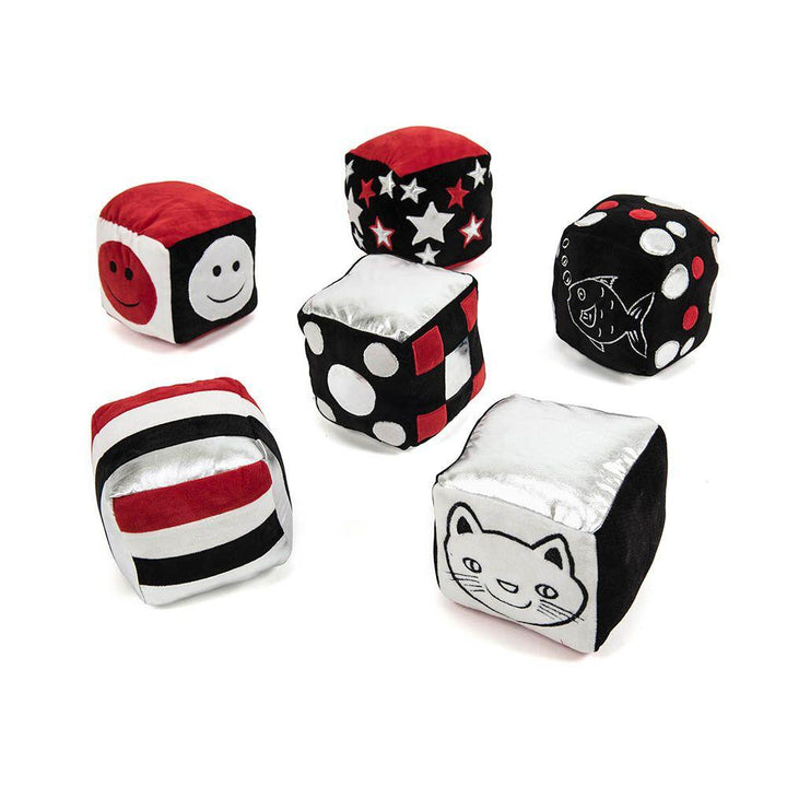 Baby Black and White Soft Cubes 6pk - EASE