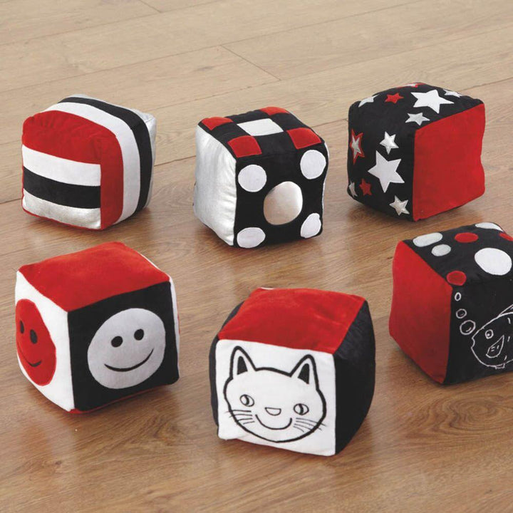 Baby Black and White Soft Cubes 6pk - EASE