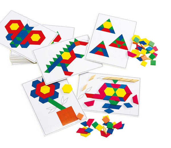 Basic Pattern Block Cards - 20pk - EASE