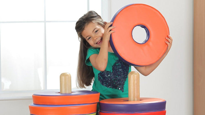 Bi - Colour Donut Cushions & Trolley Set of 24 - EASE