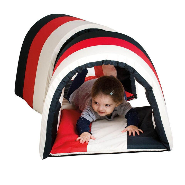 Black and White Striped Soft Baby Tunnel - EASE