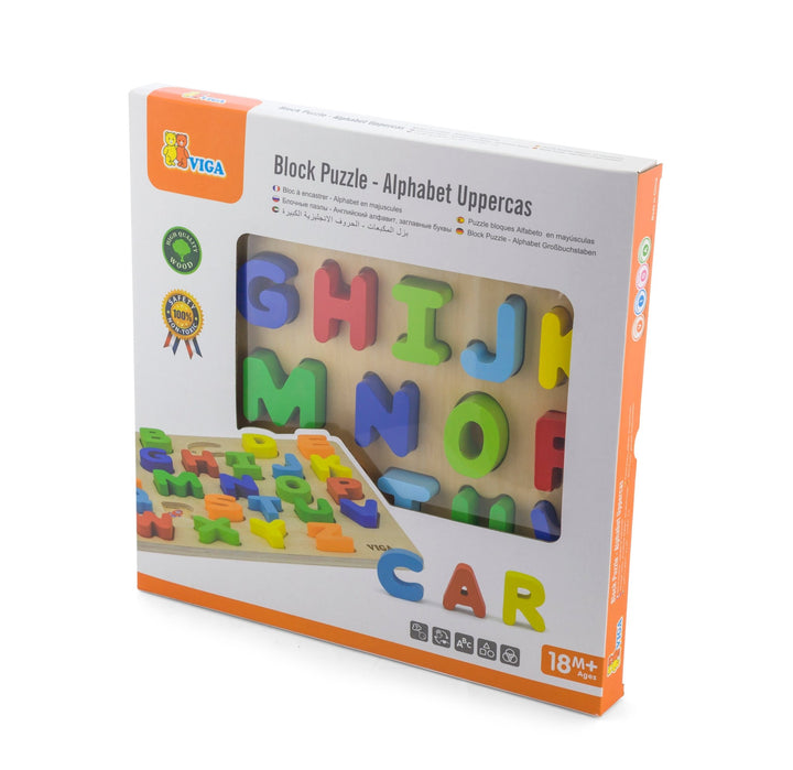 Block Puzzle - Alphabet Uppercas - EASE