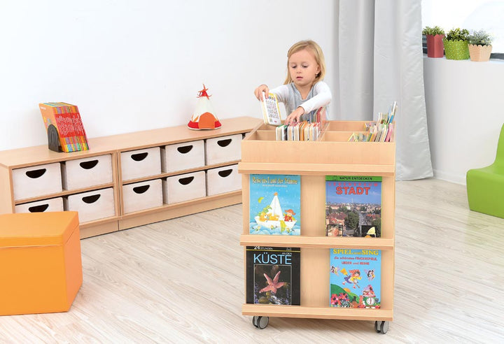 Bookcase Flexi with Wheels - EASE