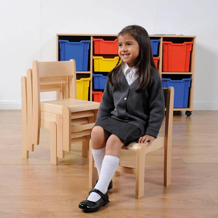 Classic Stacking Chair 4pk H210mm - EASE