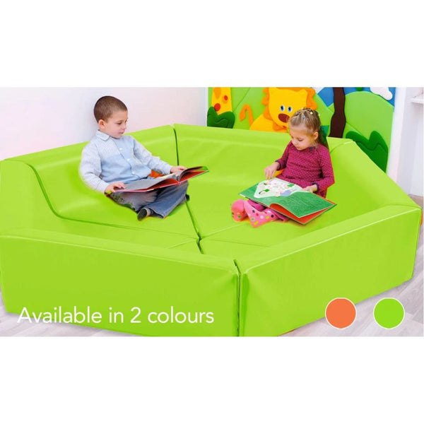 Closed Foam playpen, green - EASE