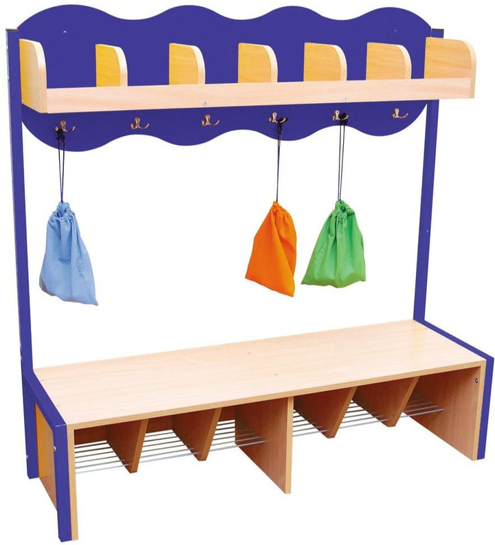 Cloud Cloakroom with 6 Hooks - EASE