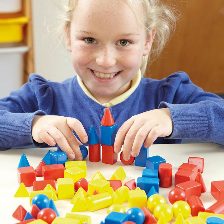 Coloured Small Solid Shapes 96pk - EASE