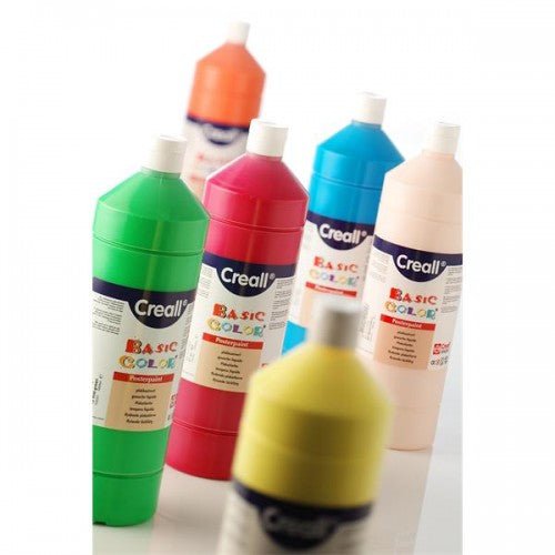 CREALL Quality Poster Paint 1L - Mixed Box - 10 - EASE