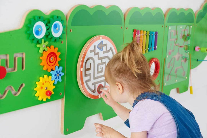 Crocodile Manipulative Fine Motor Wall Panel - EASE