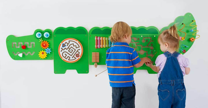 Crocodile Manipulative Fine Motor Wall Panel - EASE