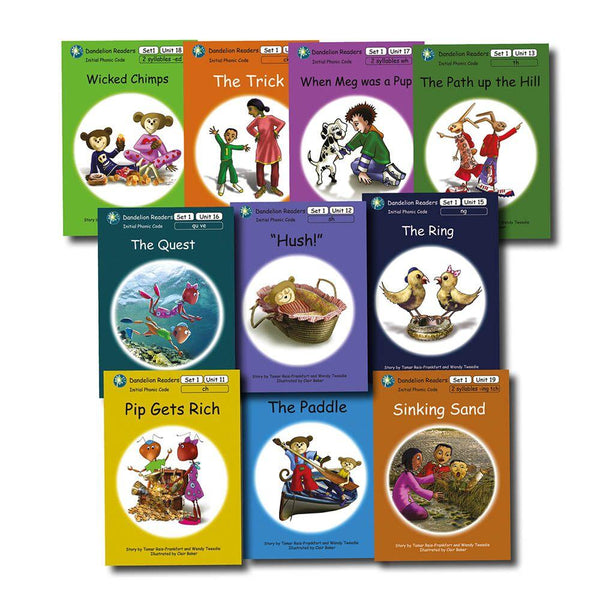 Dandelion Phonic Readers Book Packs Series One 1 - 10 - EASE