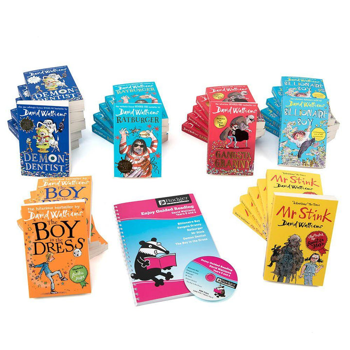 David Walliams Guided Reading Book Packs - EASE