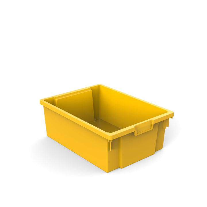 Deep Plastic Storage Container/Tray Yellow - EASE