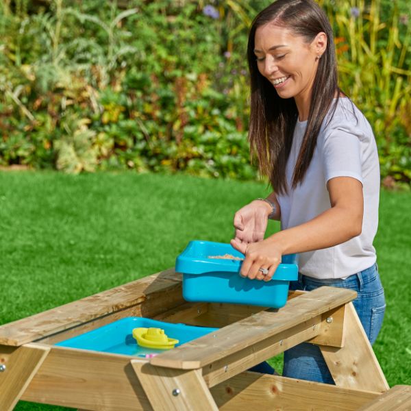 Deluxe Picnic Table Sandpit - EASE